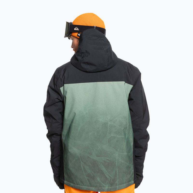 Pánska snowboardová bunda Quiksilver Morton gradient iced sea spray 2