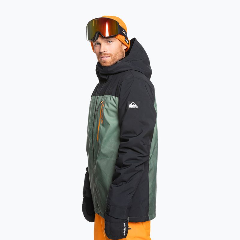 Pánska snowboardová bunda Quiksilver Morton gradient iced sea spray 3