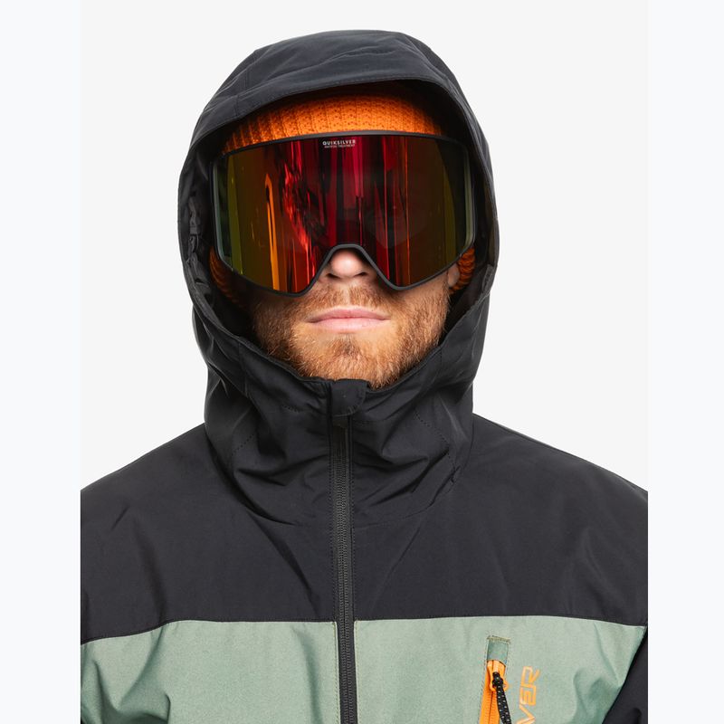 Pánska snowboardová bunda Quiksilver Morton gradient iced sea spray 4