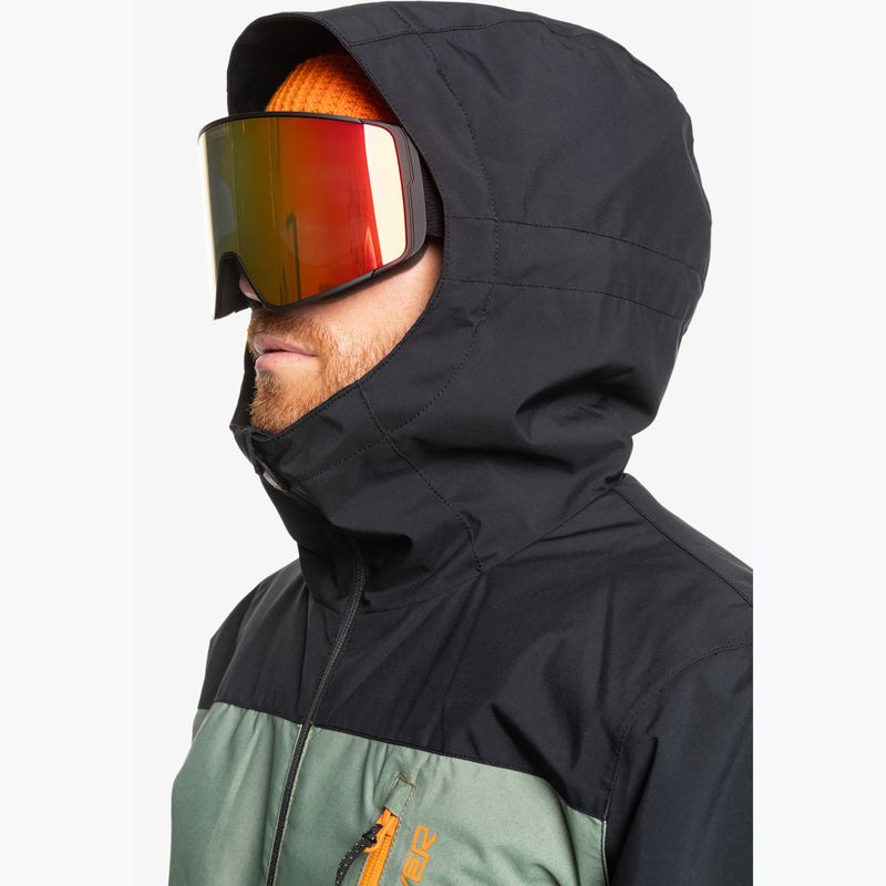 Pánska snowboardová bunda Quiksilver Morton gradient iced sea spray 5