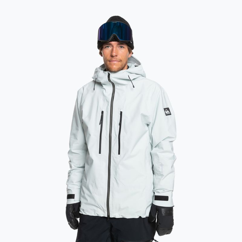 Pánska snowboardová bunda Quiksilver Pro Path Goretex 2L ice flow