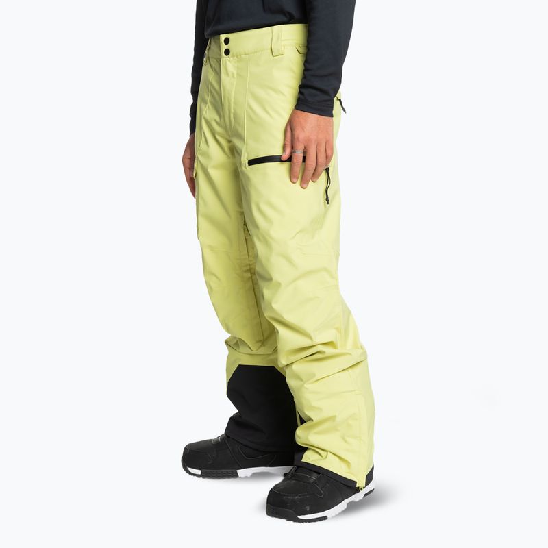 Pánske snowboardové nohavice Quiksilver Utility  celery green 4