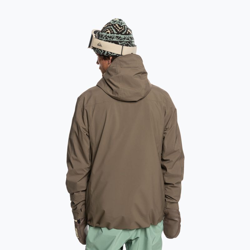 Pánska snowboardová bunda Quiksilver Quest Stretch 20K canteen 2