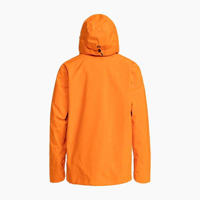Pánska snowboardová bunda Quiksilver Pro Path Goretex 2L orange pepper 6