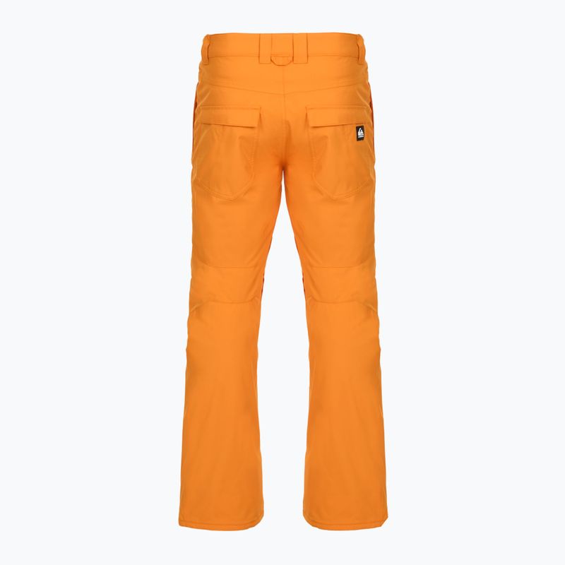 Pánske snowboardové nohavice Quiksilver Estate orange pepper 8