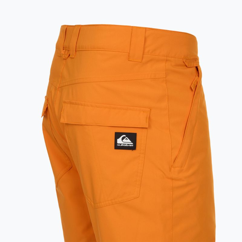 Pánske snowboardové nohavice Quiksilver Estate orange pepper 10