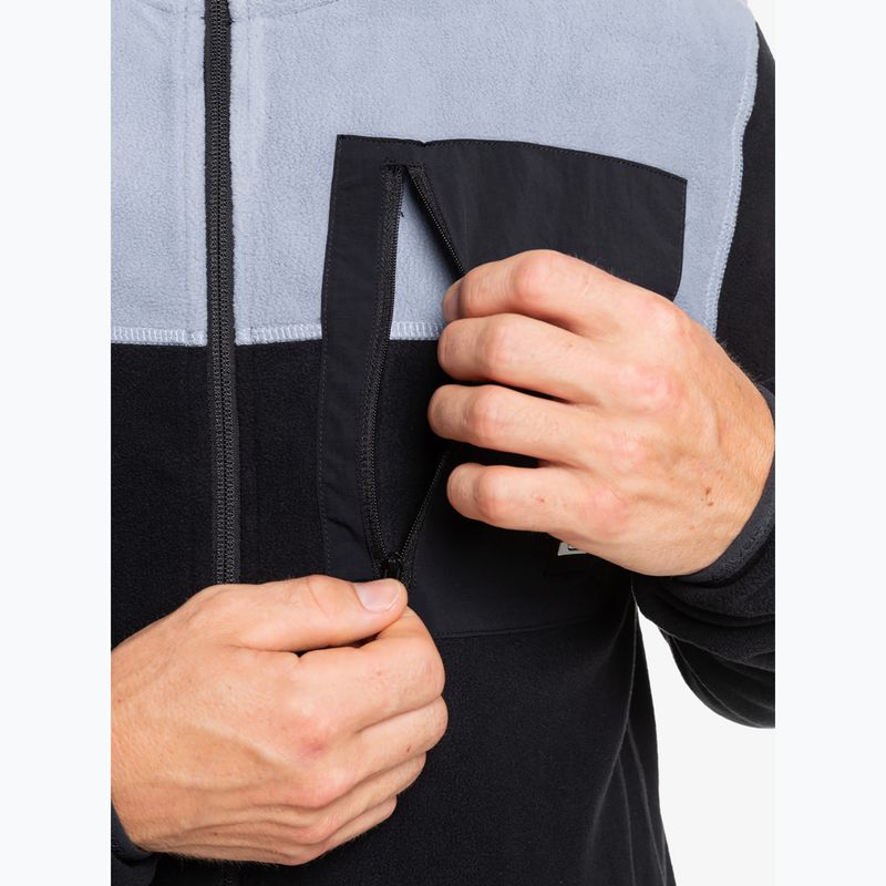 Pánska snowboardová mikina Quiksilver Aker Full Zip Fleece true black 4
