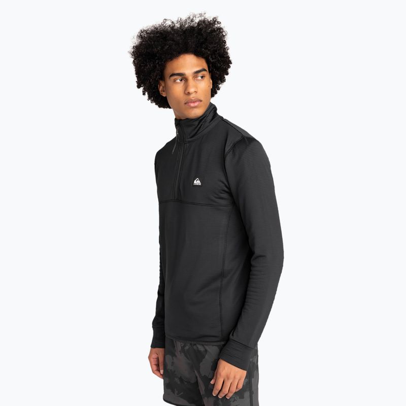 Pánska snowboardová mikina Quiksilver Steep Point Half Zip Fleece true black 4