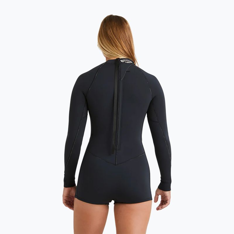 Dámsky neoprén Billabong 2/2 mm Spring Fever Natural Back Zip LS Spring black 3