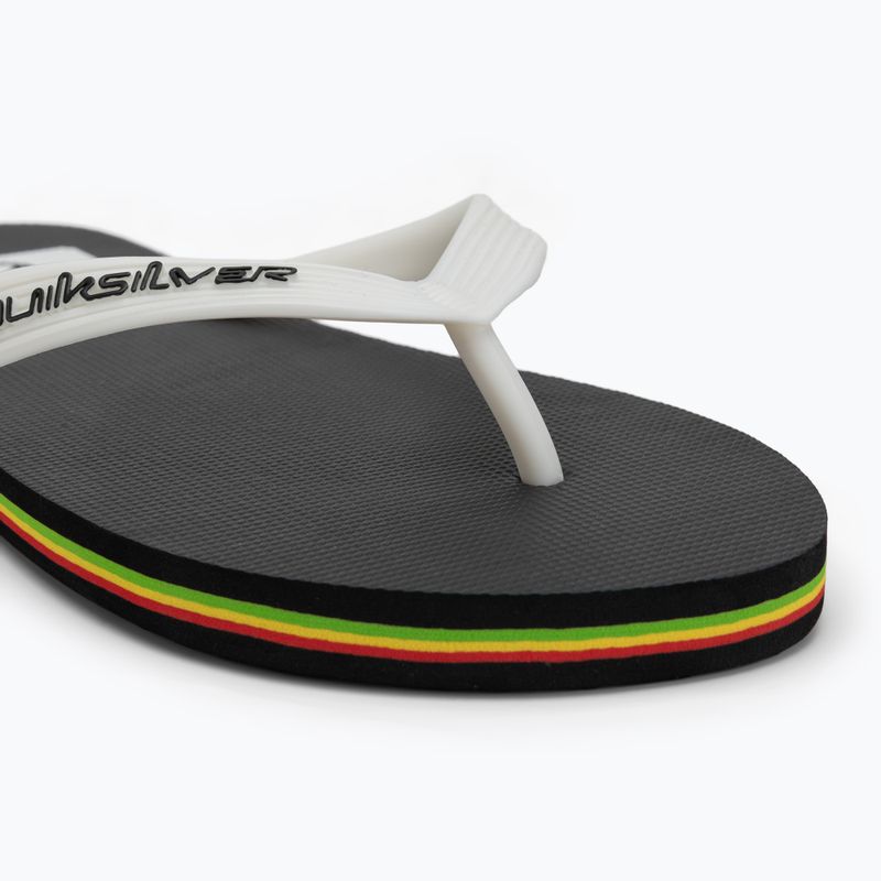 Pánske žabky  Quiksilver Molokai black rasta 7