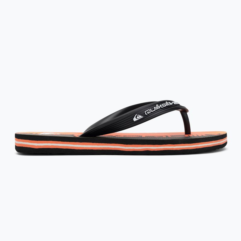 Detské žabky Quiksilver Molokai Art 25 Youth fiery coral wordblock 2