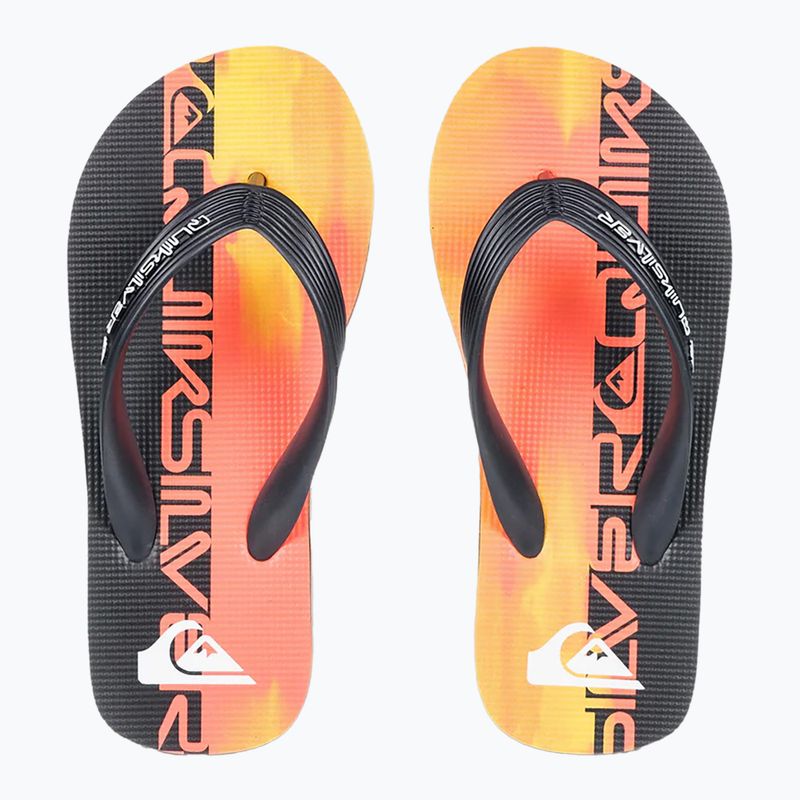 Detské žabky Quiksilver Molokai Art 25 Youth fiery coral wordblock 2