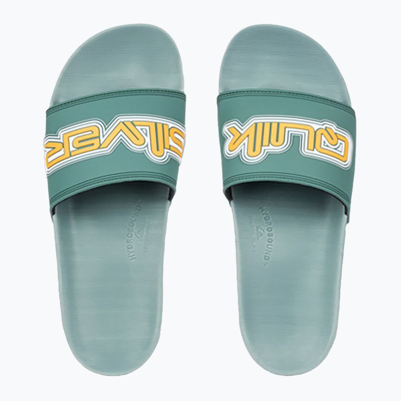 Quiksilver pánske žabky Rivi Wordmark Slide II sage 2