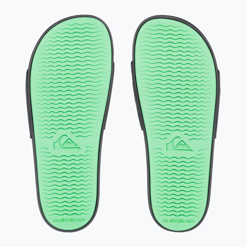 Quiksilver pánske žabky Rivi Wordmark Slide II black rasta 2