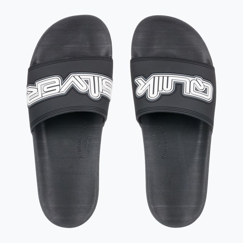 Quiksilver pánske žabky Rivi Wordmark Slide II black 5 2