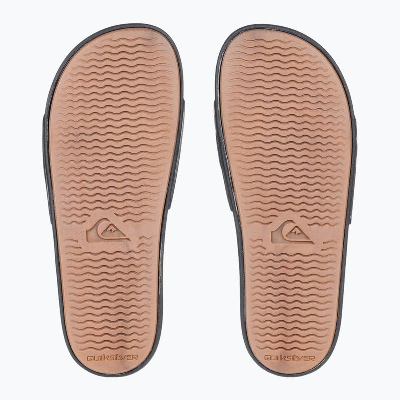 Quiksilver pánske žabky Rivi Wordmark Slide II black 5 3