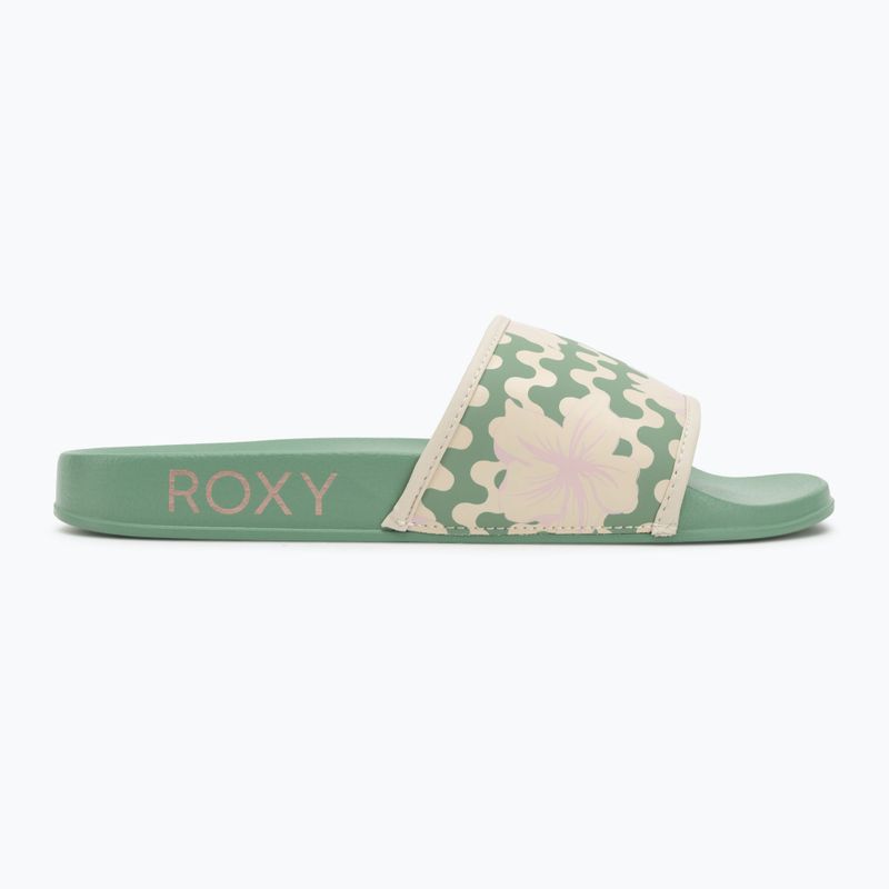 Dámske šľapky ROXY Slippy IV sage 2