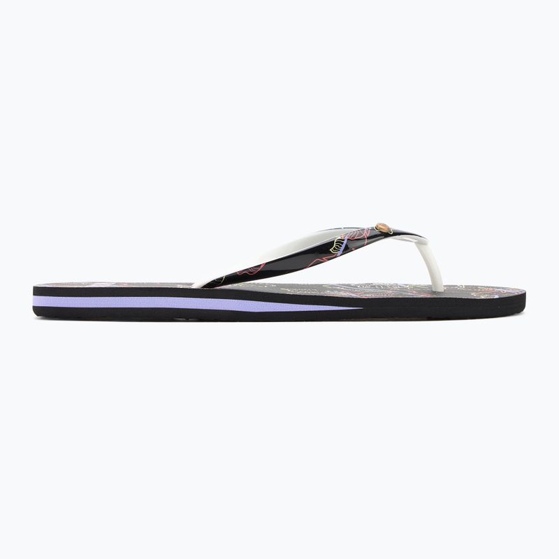 Dámske žabky ROXY Portofino III dc black multi camo 2