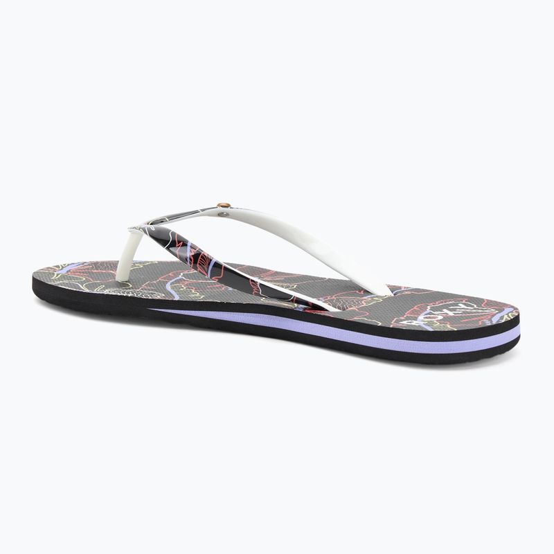 Dámske žabky ROXY Portofino III dc black multi camo 3