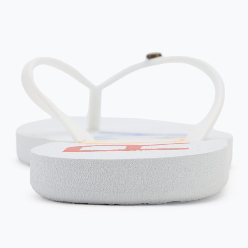 Dámske žabky ROXY Sandy III white/rainbow monogram 7
