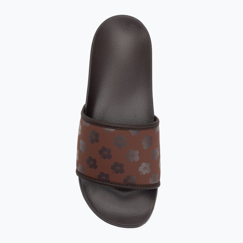 Dámske šľapky ROXY Slippy IV brown combo 5