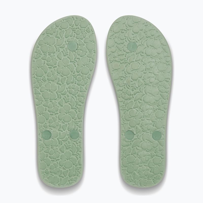 Dámske žabky ROXY Tahiti VII green/pink 3