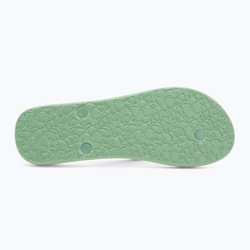 Dámske žabky ROXY Tahiti VII green/pink 4