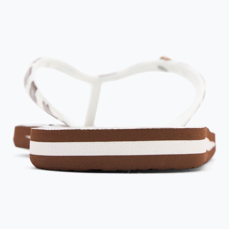 Dámske žabky ROXY Portofino III dc light brown/white 6