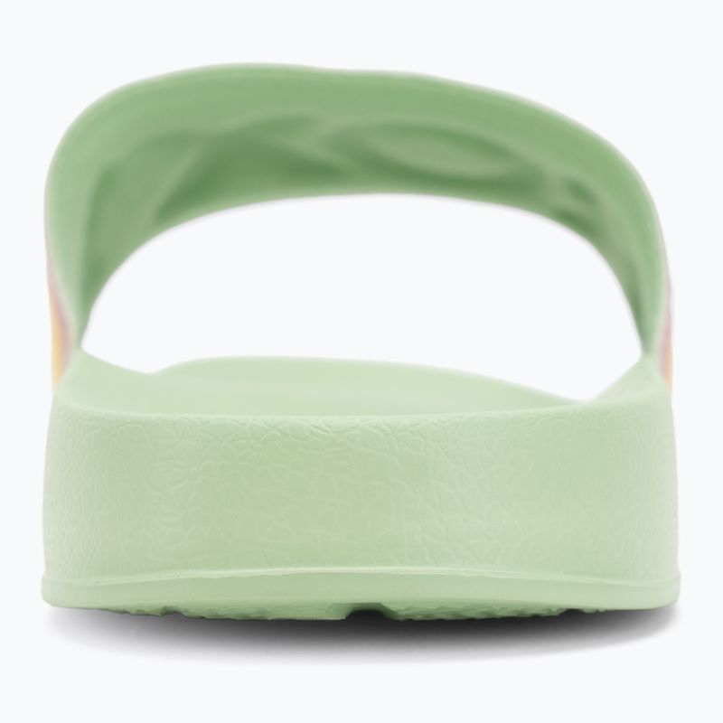 Dámske šľapky ROXY Slippy II green stripe 6