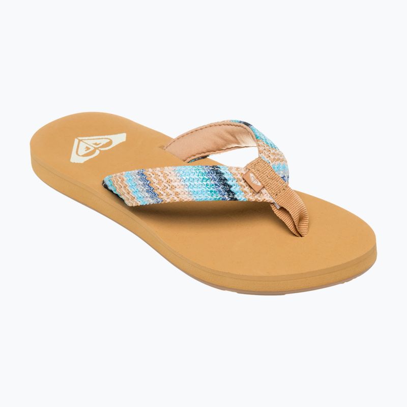 Dámske žabky ROXY Porto Raffia II blue depths