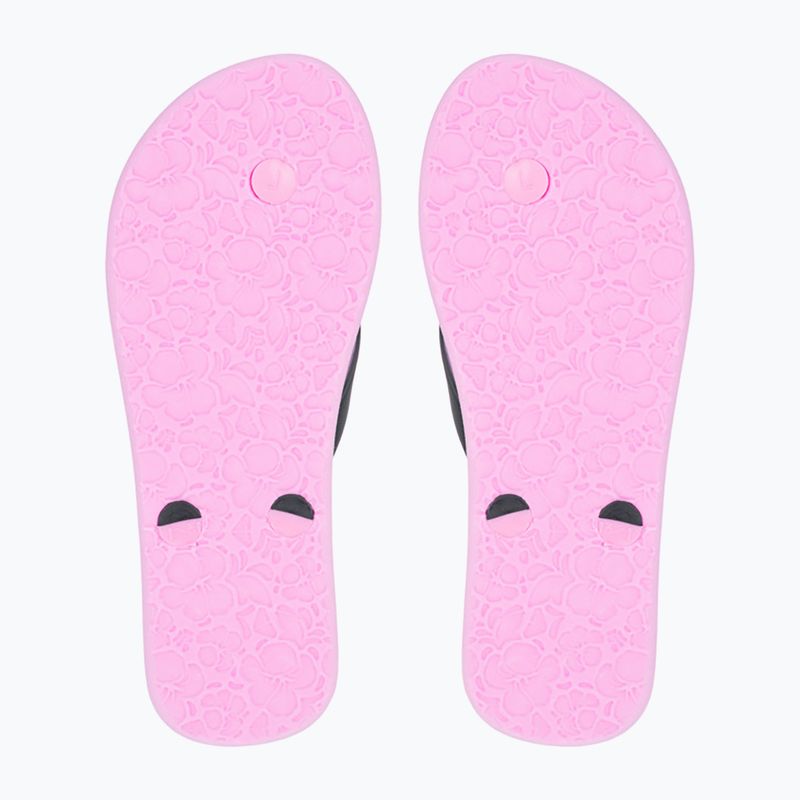 Detské žabky ROXY Tahiti VII black/pink stencil 3