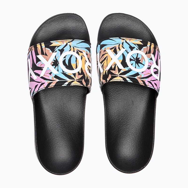Dámske žabky ROXY Slippy II black multi camo 2