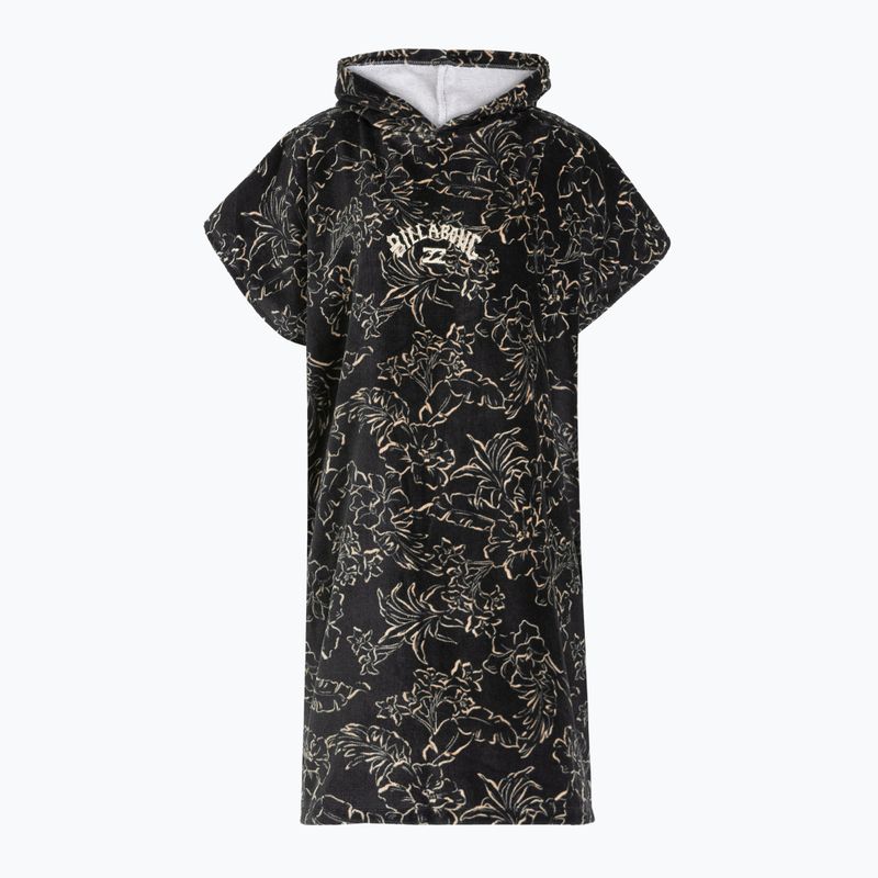 Dámské pončo po kúpeli Billabong Hooded Towel black pebble 5