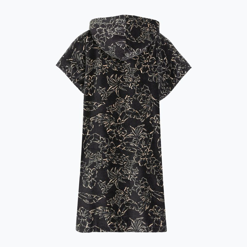 Dámské pončo po kúpeli Billabong Hooded Towel black pebble 6