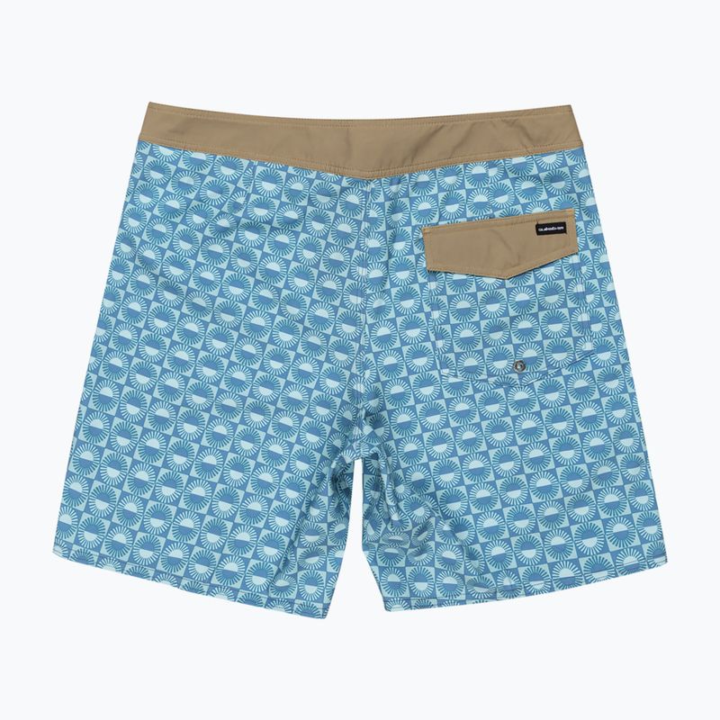 Pánske plavecké šortky Quiksilver Surfsilk Straight Leg 18" florever aquifer 2