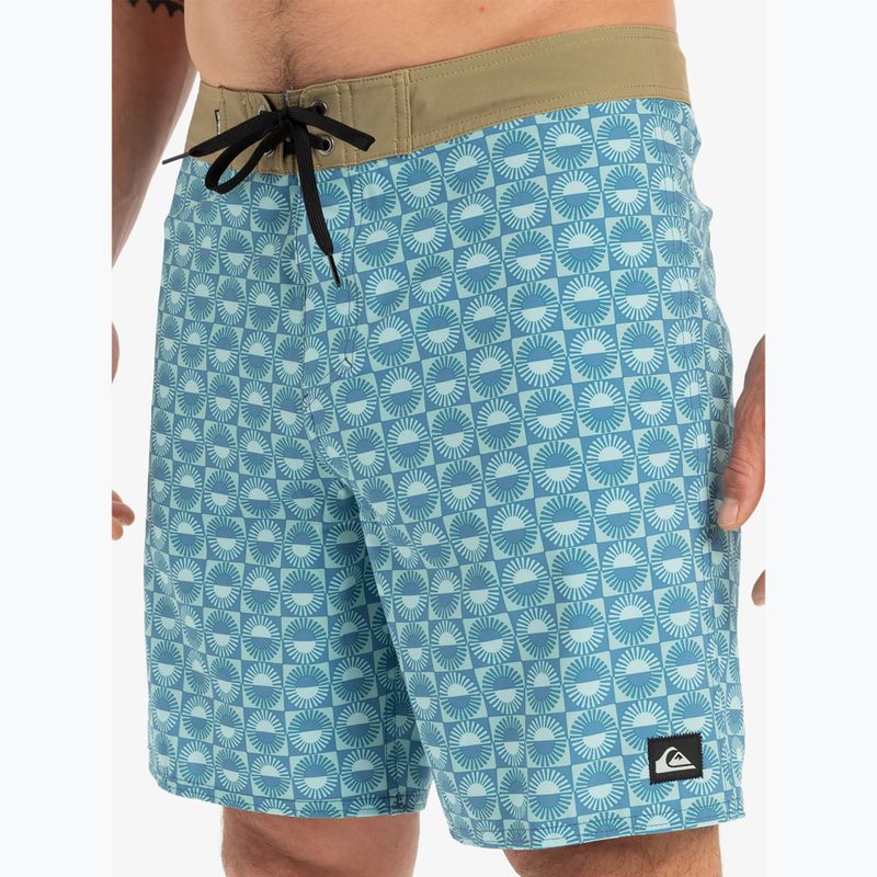 Pánske plavecké šortky Quiksilver Surfsilk Straight Leg 18" florever aquifer 7