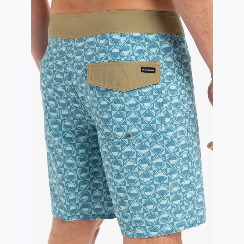 Pánske plavecké šortky Quiksilver Surfsilk Straight Leg 18" florever aquifer 8