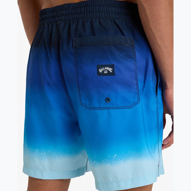 Pánske plavecké šortky Billabong All Day Fade Layback coastal blue 8