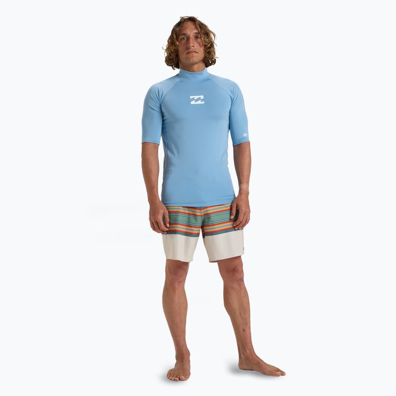 Pánske plavecké tričko Billabong Waves All Day sky blue 2