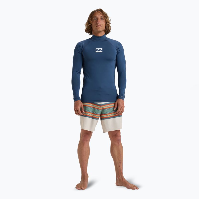 Pánske plavecké tričko longsleeve Billabong Waves All Day midnight 2