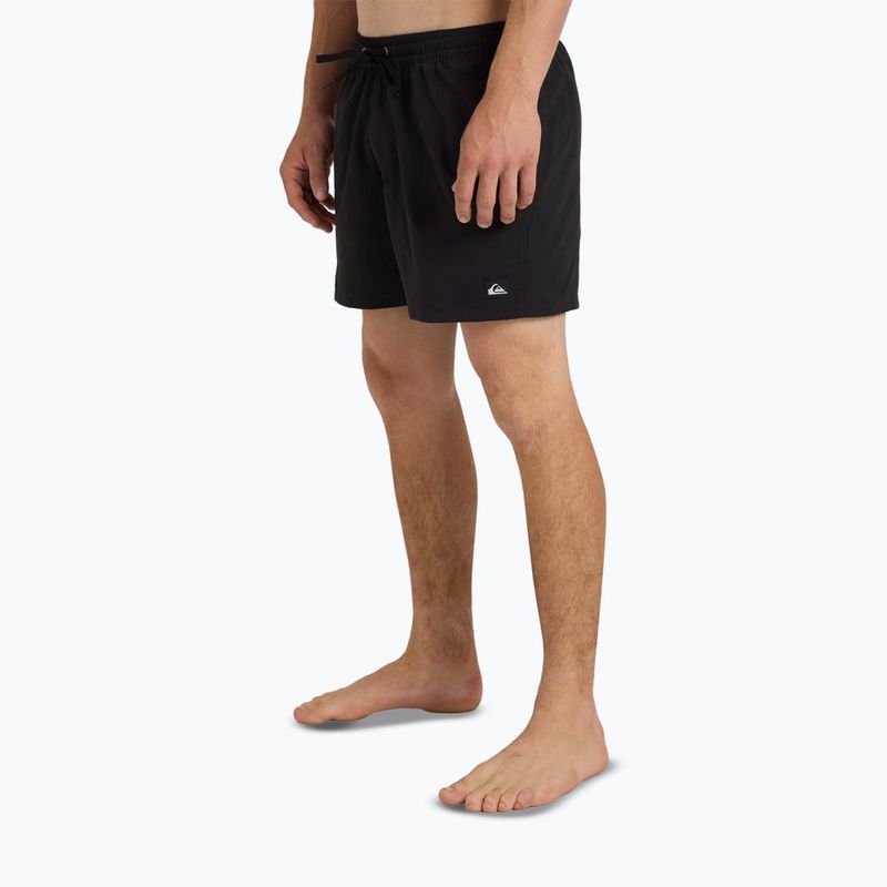 Pánske plavecké šortky Quiksilver Everyday Solid Volley 15" black 6
