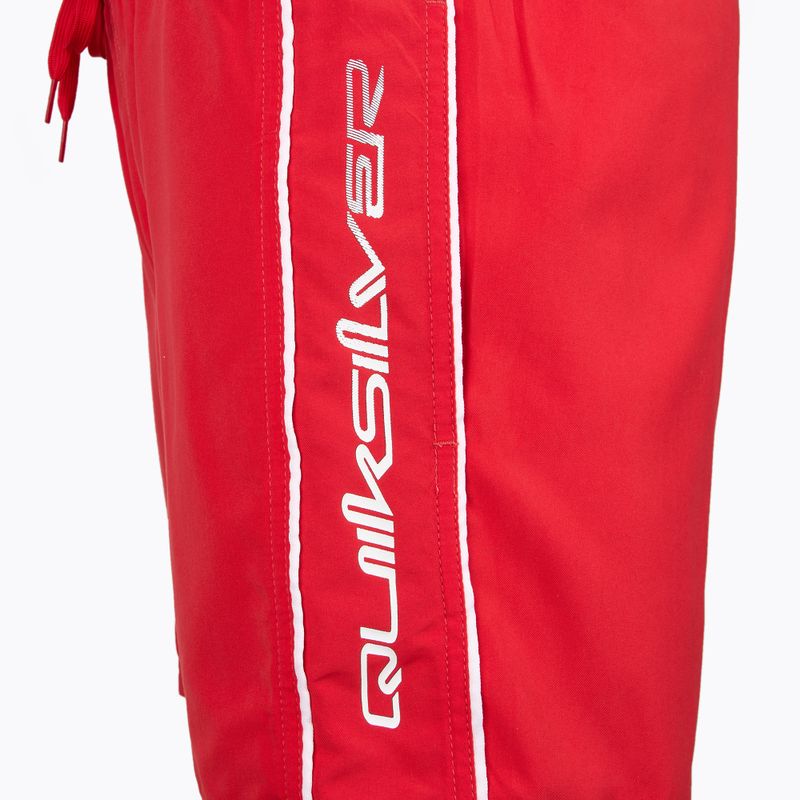 Pánske plavecké šortky Quiksilver Everyday Vert Volley 16" high risk red 4