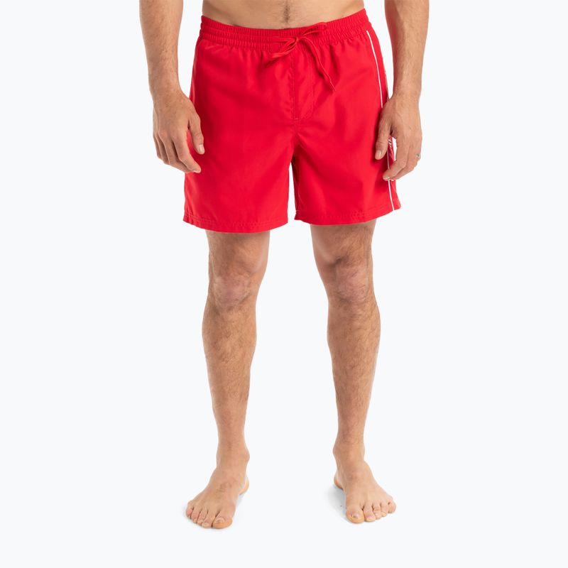 Pánske plavecké šortky Quiksilver Everyday Vert Volley 16" high risk red