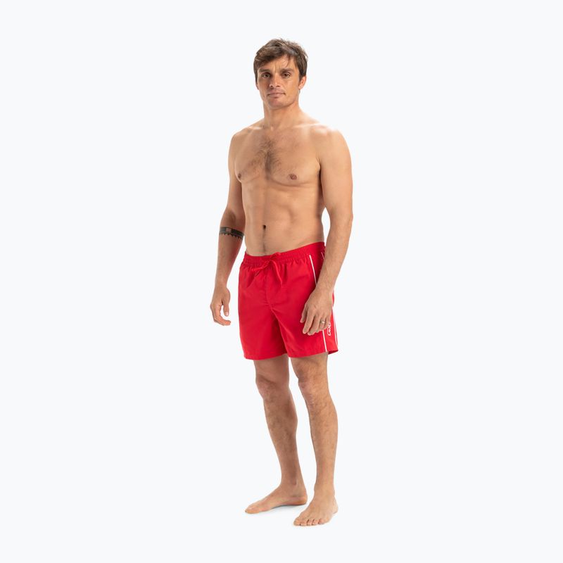 Pánske plavecké šortky Quiksilver Everyday Vert Volley 16" high risk red 2