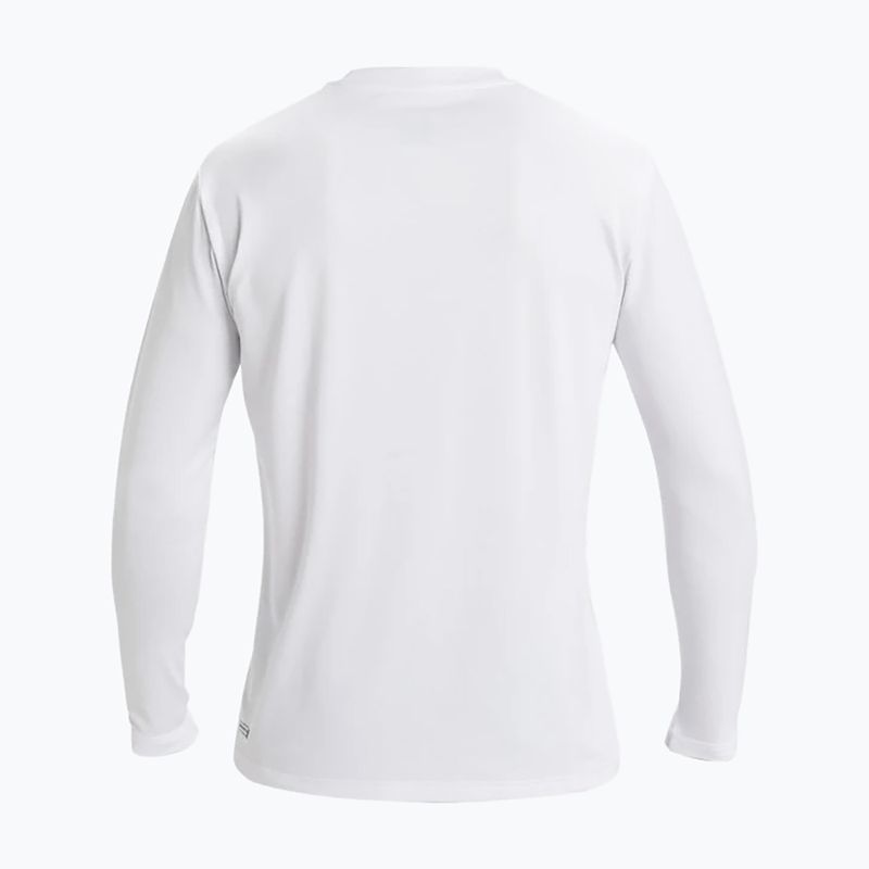 Pánske plavecké tričko longsleeve Quiksilver DNA Bubble Logo white 2