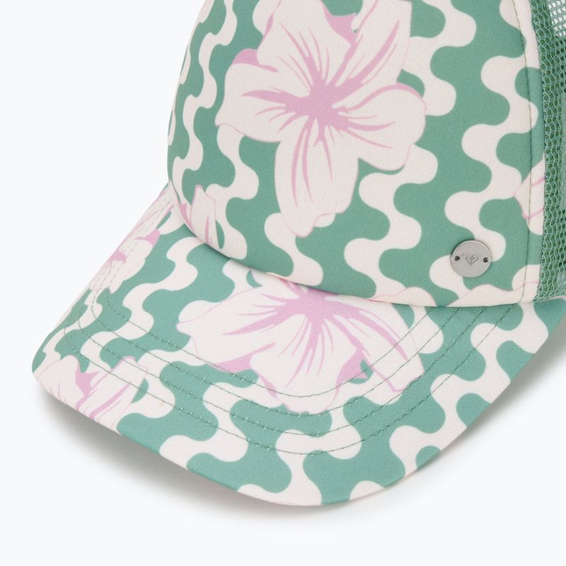 Šiltovka ROXY Beautiful Morning basil party waves yw 3