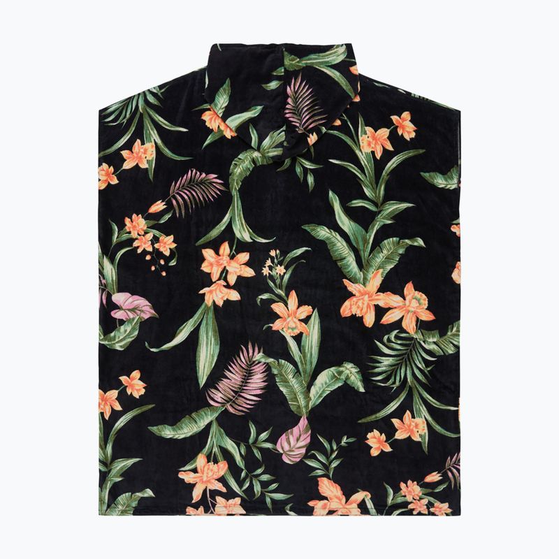 Dámske pončo  ROXY Stay Magical Printed anthracite island escape 2