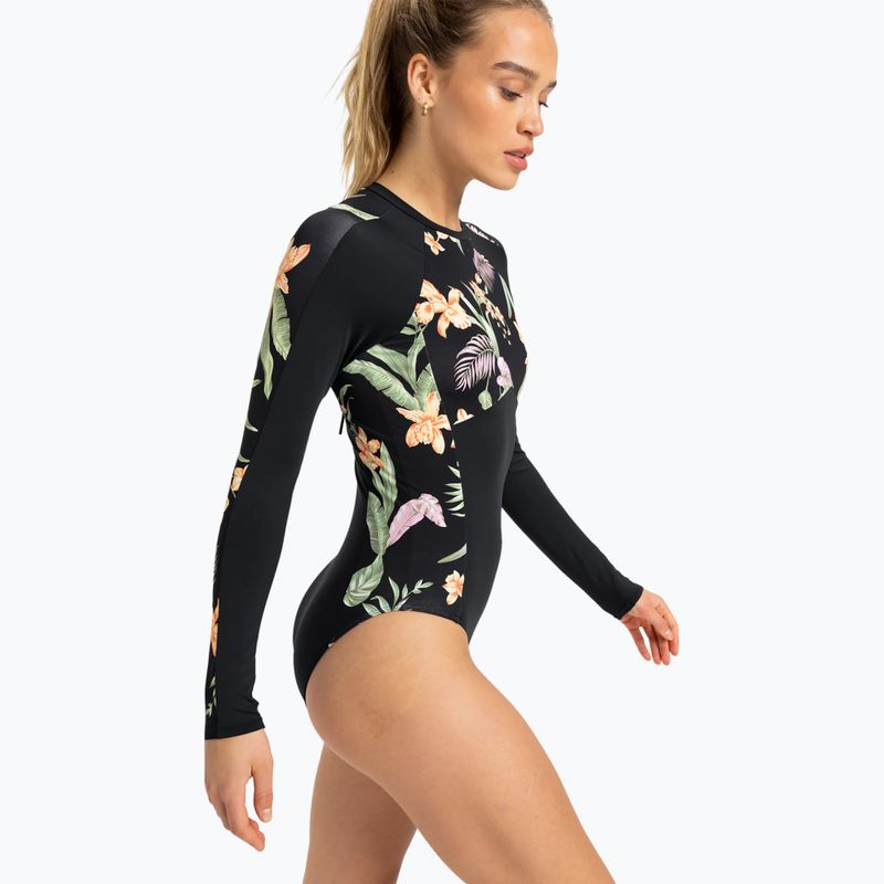 Dámske jednodielne plavky ROXY Fashion anthracite island escape 5