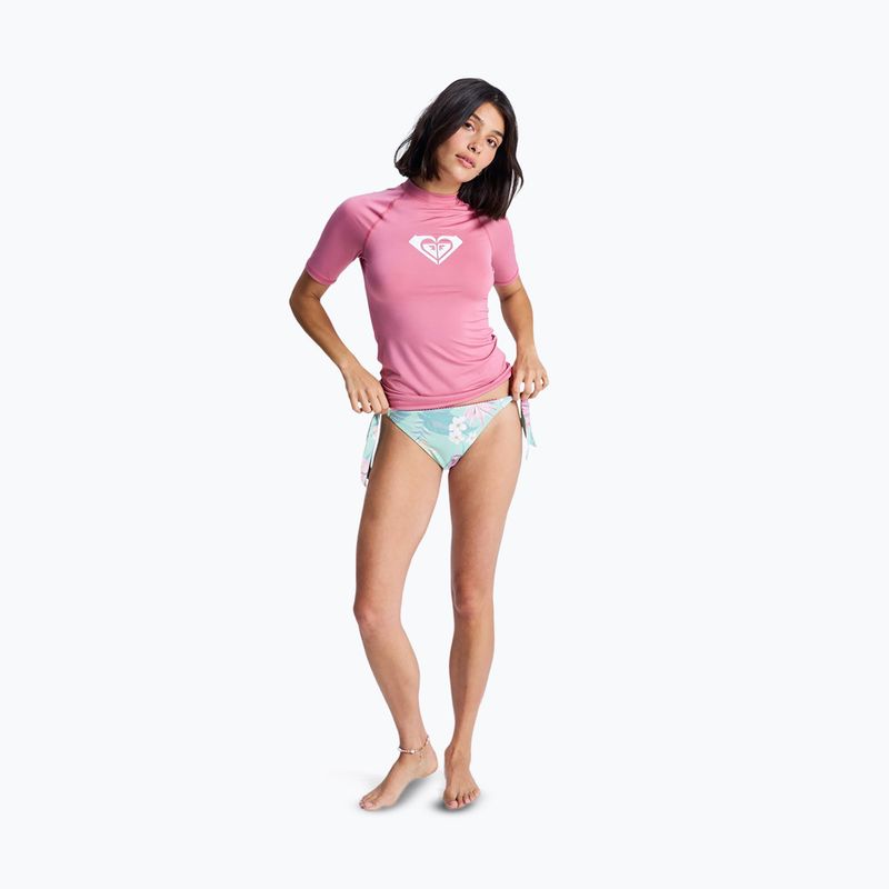 Dámske plavecké tričko ROXY Whole Hearted heather rose 2