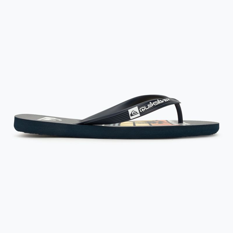 Pánske žabky Quiksilver Java Art blue 5 2